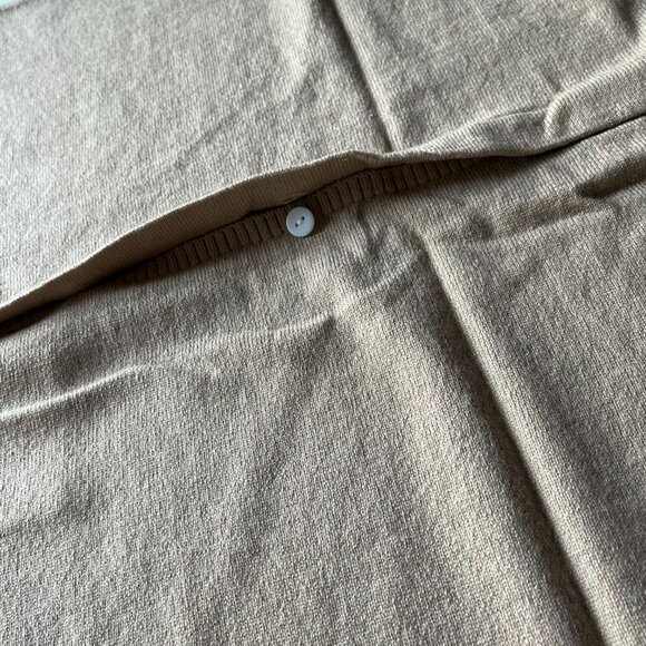 NWT Crate & Barrel Bardot 20" Recycled Cashmere and Wool Ink Black Pillow Cover - Picture 8 of 9